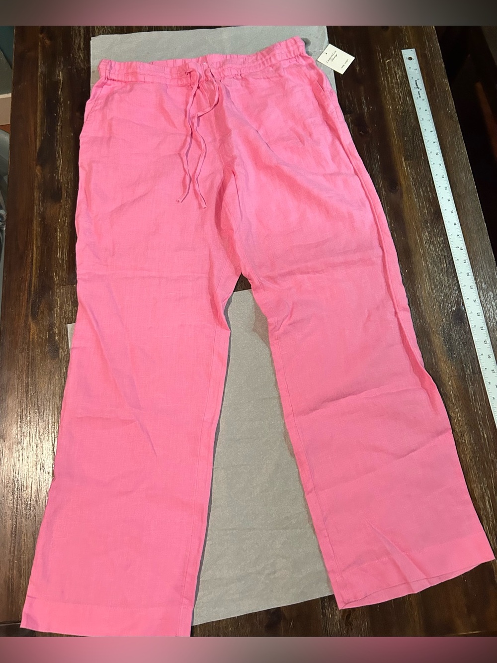 NWT Charter Club Luxury 100% Linen Drawstring Pants